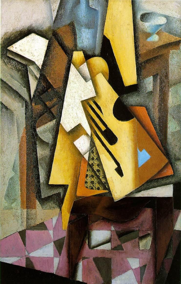 Juan Gris Guitar on a Chair